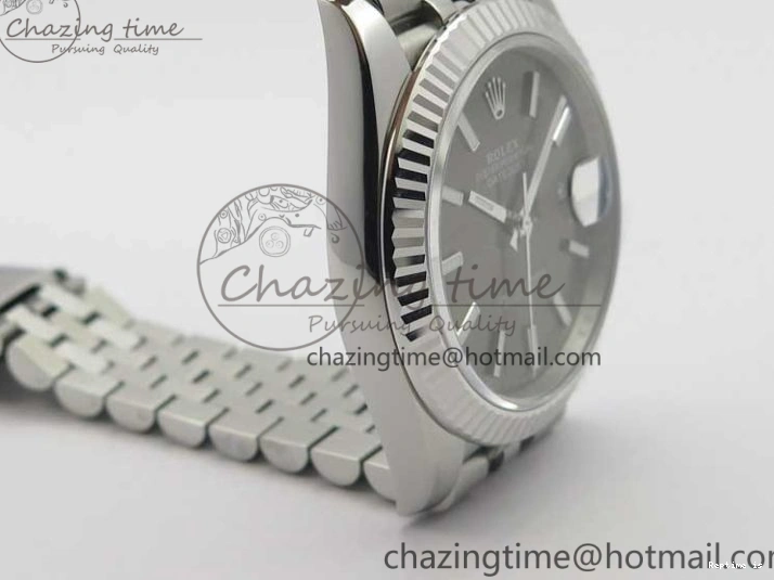 0102 New DateJust 41 126334 ARF 1:1 Best Edition 904L Steel Gray Dial on Jubilee Bracelet A2824 V Durable 3119